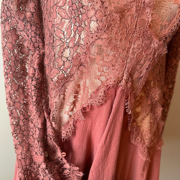 Free People Dresses Free People Tell Tale Lace Tunic Dress - Picture 6 of 8